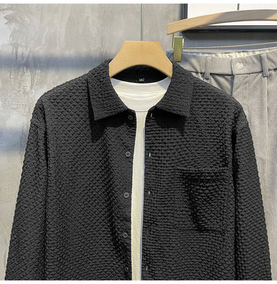 Versatile Men’s Button-Up Overshirt – Perfect for Any Occasion