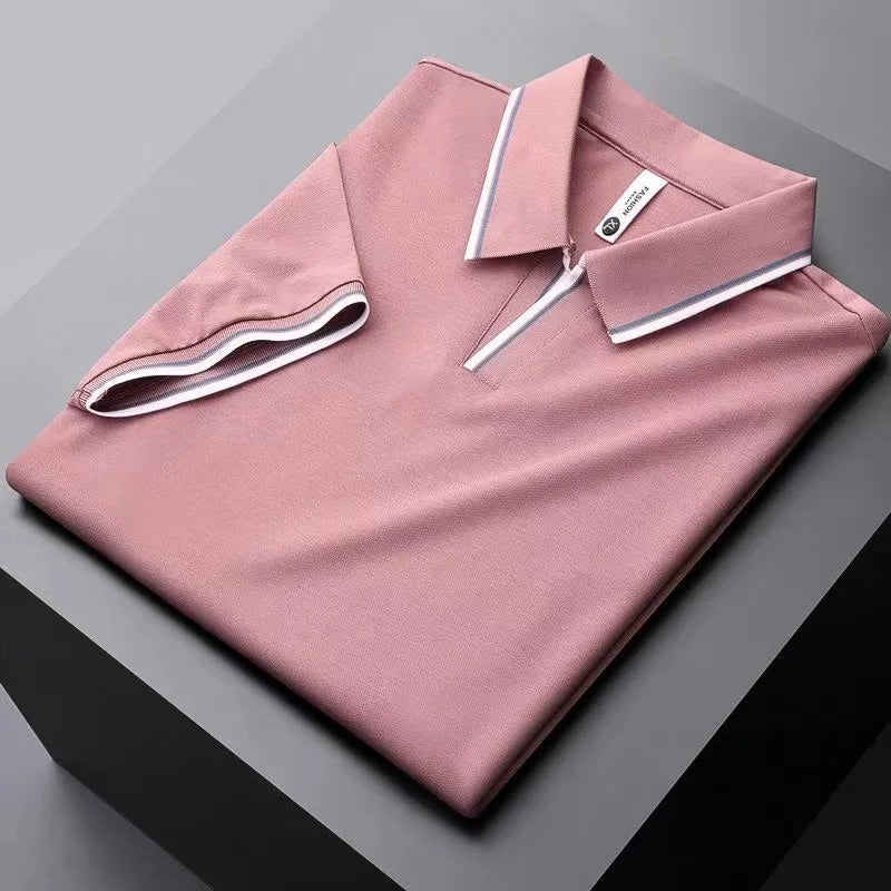 Elegant Men's Slim Fit Polo T-Shirt