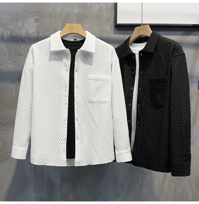 Versatile Men’s Button-Up Overshirt – Perfect for Any Occasion