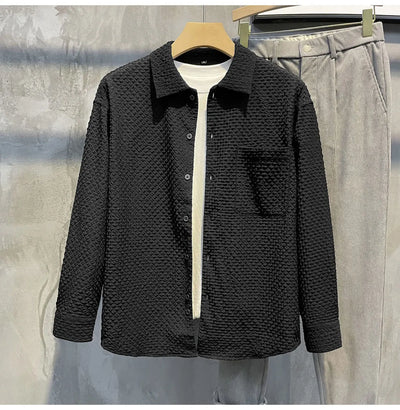 Versatile Men’s Button-Up Overshirt – Perfect for Any Occasion