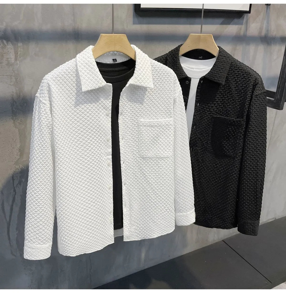 Versatile Men’s Button-Up Overshirt – Perfect for Any Occasion