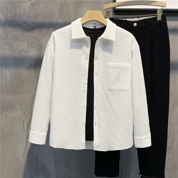 Versatile Men’s Button-Up Overshirt – Perfect for Any Occasion