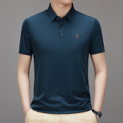 Men's Lightweight Performance Polo T-Shirt – Classic Slim Fit