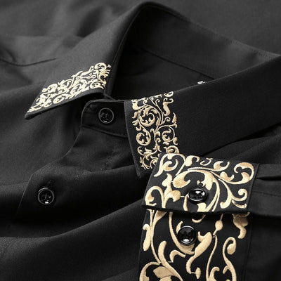 Midnight Gold Statement Shirt