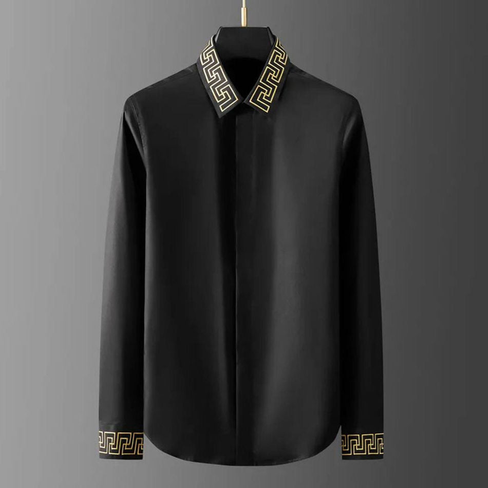 Golden Prestige Silk Shirt