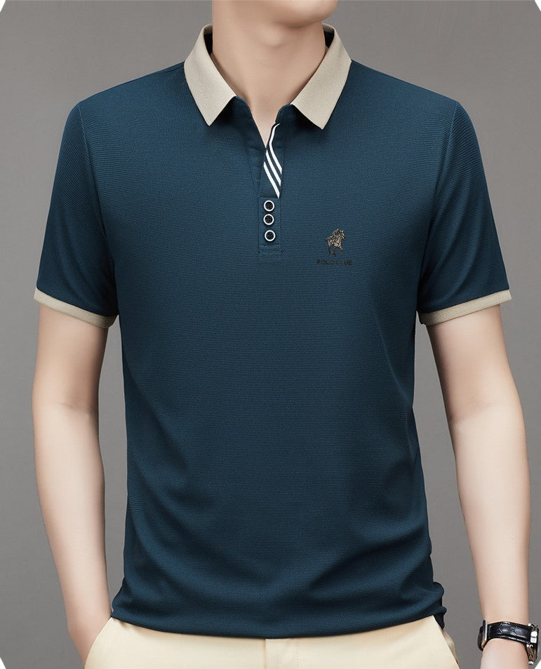 Chic Cavalier Emblem Polo T-Shirts