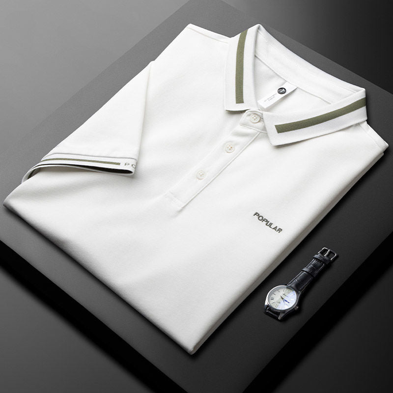 Elite Prestige Dual-Stripe Polo T-Shirt