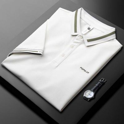 Elite Prestige Dual-Stripe Polo T-Shirt