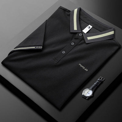 Elite Prestige Dual-Stripe Polo T-Shirt
