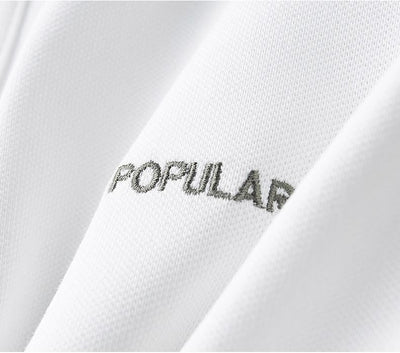 Vintage Dual-Stripe Polo T-Shirt