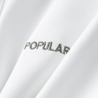 Vintage Dual-Stripe Polo T-Shirt