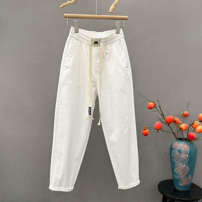 Men's Casual Cotton Jogger Pants with Drawstring Waist