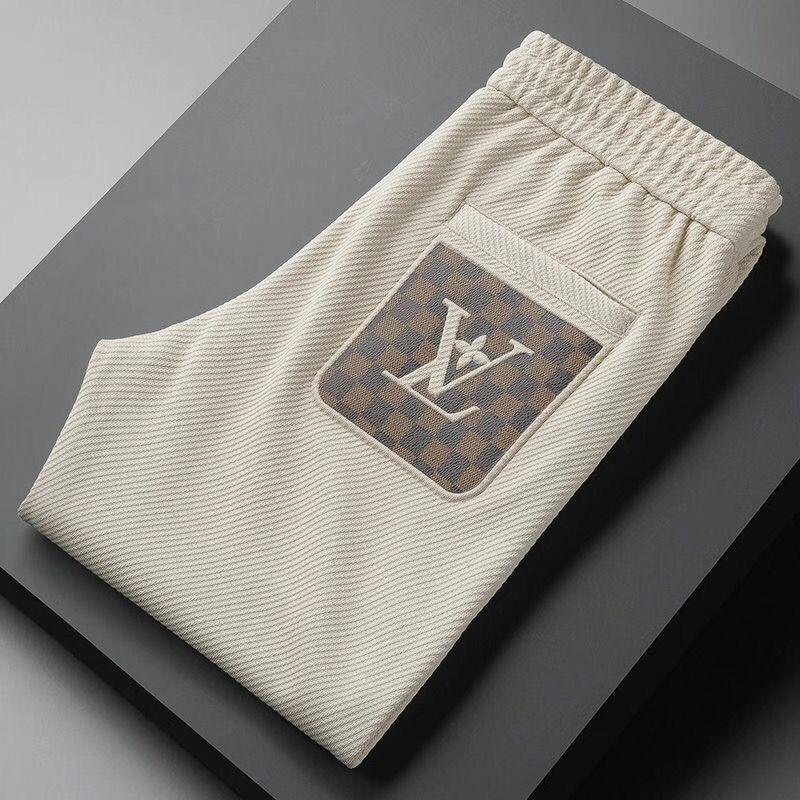 Luxury Joggers with Designer-Inspired Monogram Patch