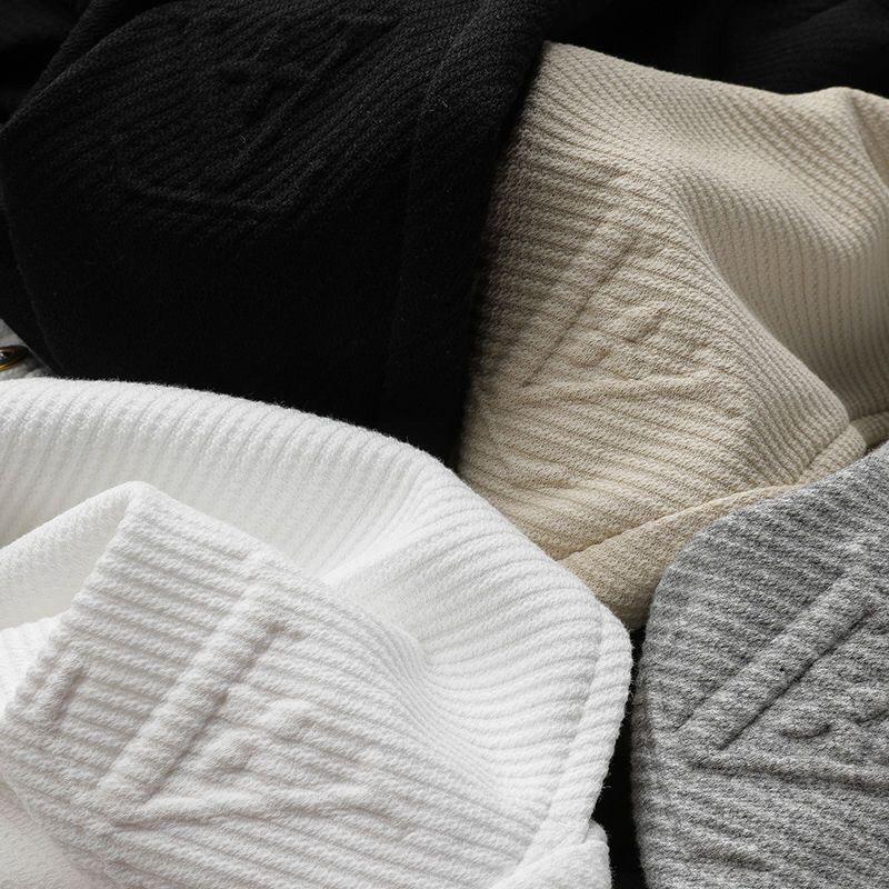 Luxury Joggers with Designer-Inspired Monogram Patch
