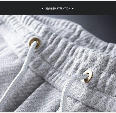 Luxury Joggers with Designer-Inspired Monogram Patch