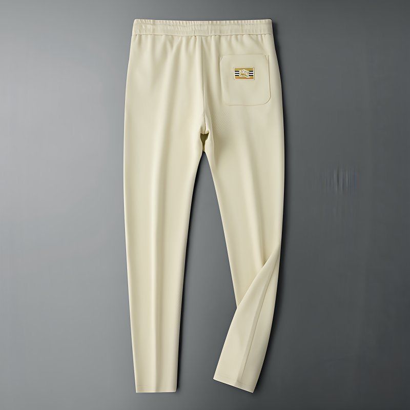 Premium Casual Fit Textured Joggers with Patch Pocket Detail