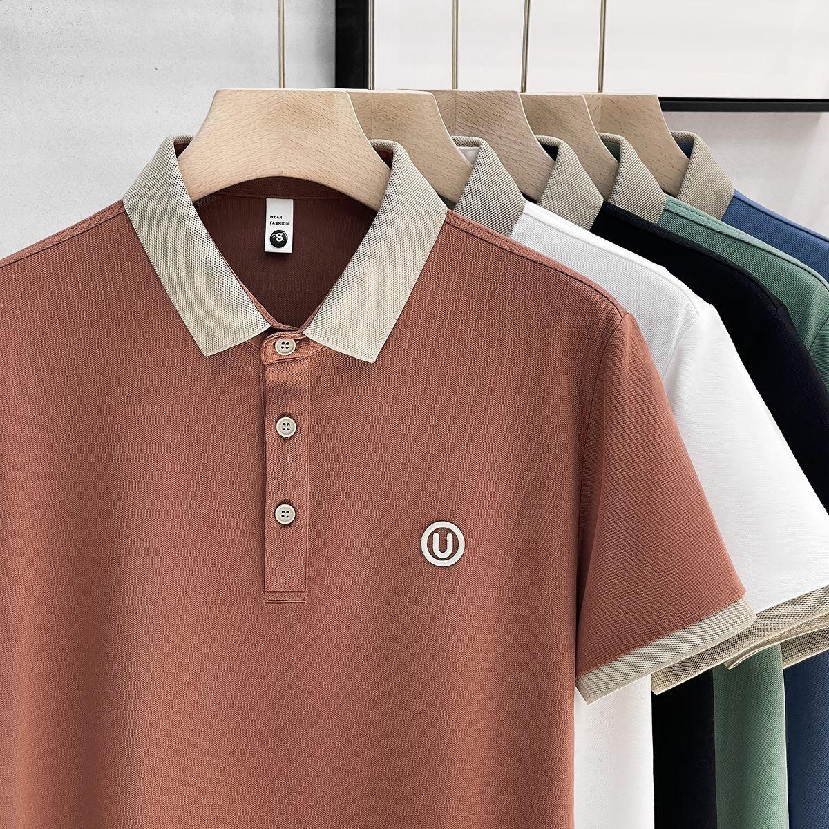Premium Polo T-Shirt for Men With Stylish Short Sleeve And Contrast Collar
