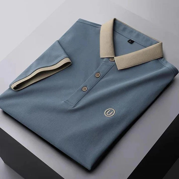 New Solid Color Business Casual Men's Polo T-Shirt