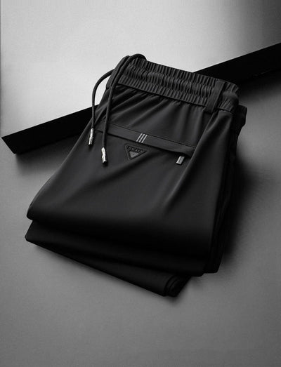 Sleek Techwear-Inspired Stretch Pants for Men