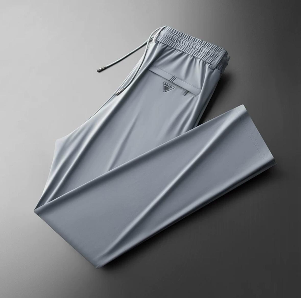 Sleek Techwear-Inspired Stretch Pants for Men