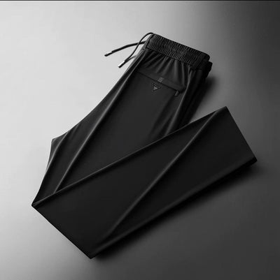 Sleek Techwear-Inspired Stretch Pants for Men