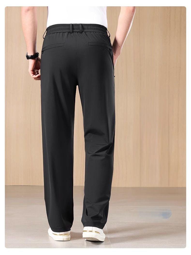 Sleek Techwear-Inspired Stretch Pants for Men