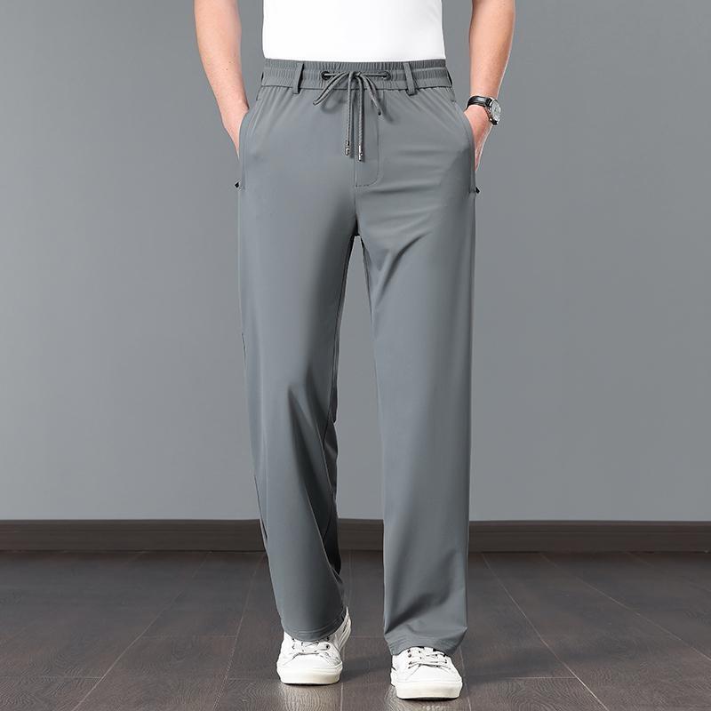 Sleek Techwear-Inspired Stretch Pants for Men