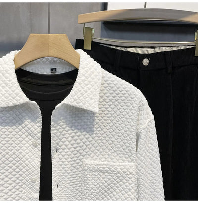 Versatile Men’s Button-Up Overshirt – Perfect for Any Occasion