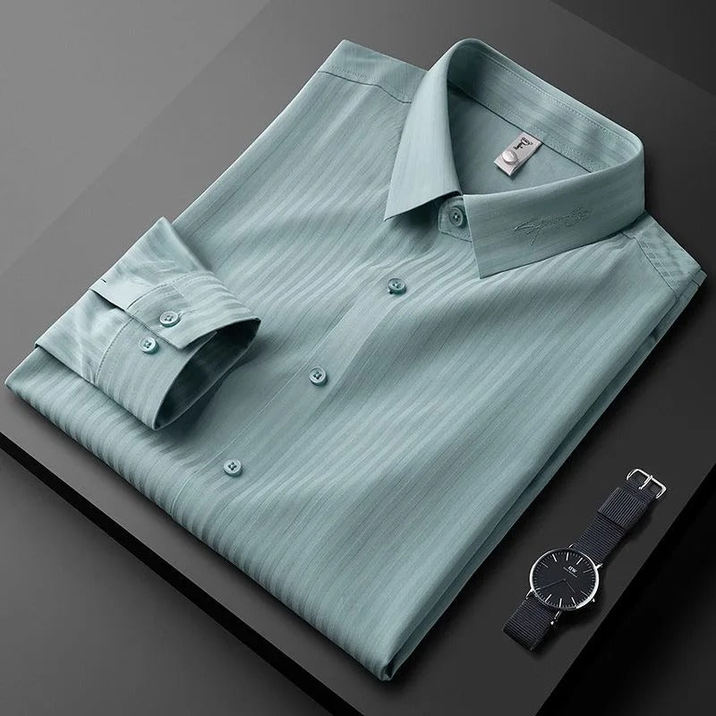 Classic Oxford Casual Striped Shirt